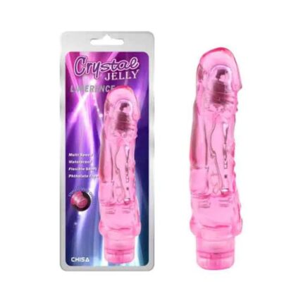 Vibrador Crystal Jelly Pink